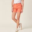Short chino éco-responsable terracotta femme