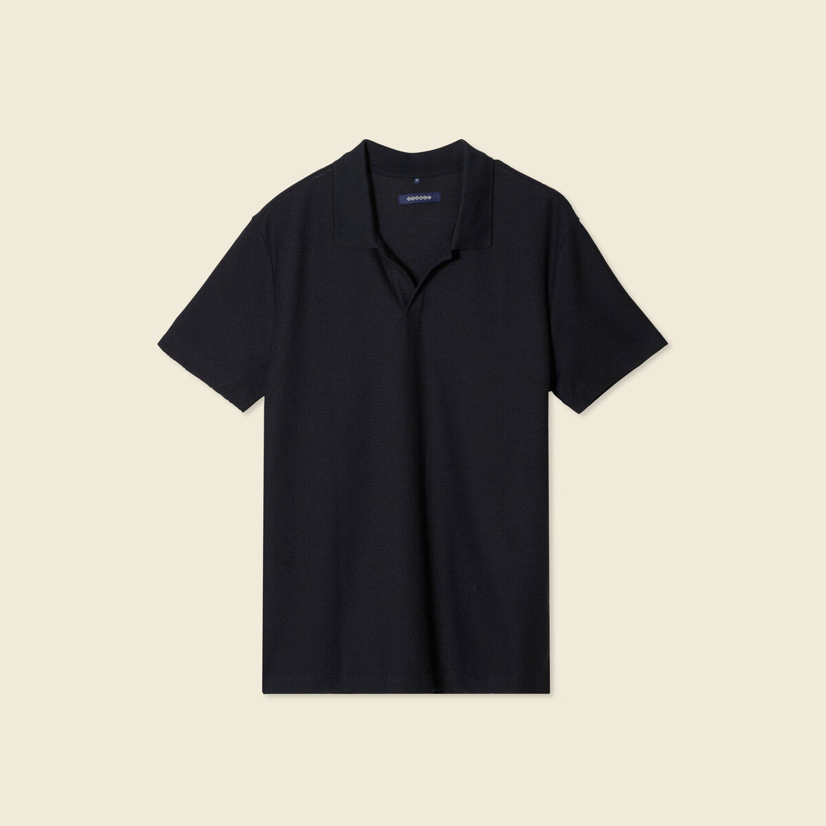 Polo manches courtes noir homme