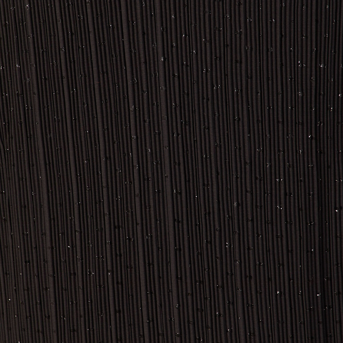 Robe trapèze plissée noir femme