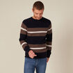 Pull manches longues fabriqu&eacute; en France bleu marine homme