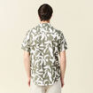 Chemise manches courtes vert kaki homme