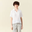 T-shirt manches courtes blanc femme
