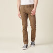 Pantalon chino slim taupe homme