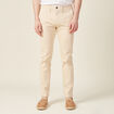Pantalon chino slim beige homme