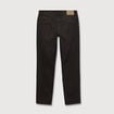 Jeans straight longueur 32 marron homme