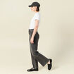 Jeans large éco-responsable denim snow gris femme