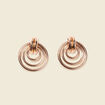 Boucles d'oreilles pendantes couleur or femme