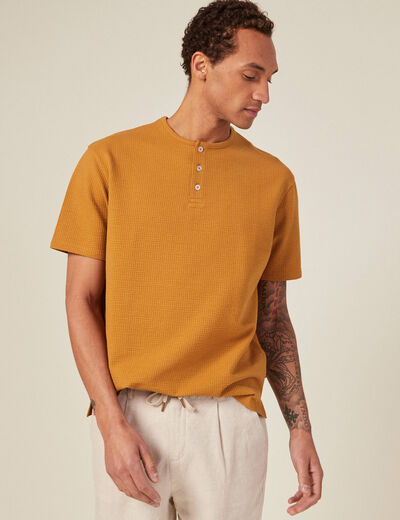 T-shirt éco-responsable camel homme