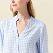 Blouse manches longues gris femme