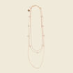 Collier multirangs couleur or femme