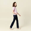 T-shirt manches courtes rose clair femme