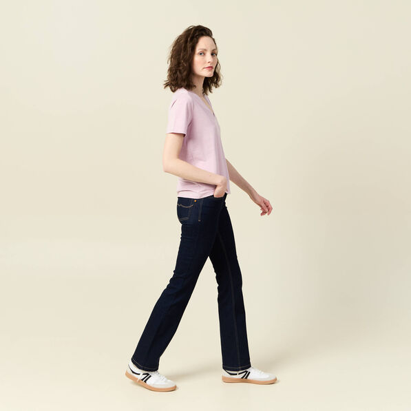 T-shirt manches courtes rose clair femme