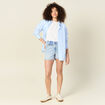 T-shirt sans manches blanc femme
