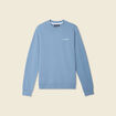 Sweat manches longues bleu gris homme