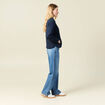 Doudoune éco-responsable bleu marine femme