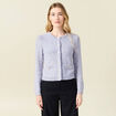 Gilet éco-responsable bleu marine femme
