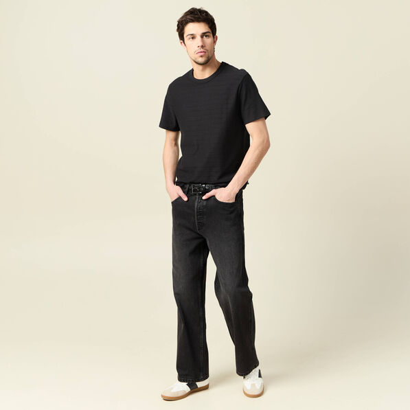 T-shirt manches courtes noir homme