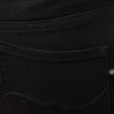 Jeans bootcut taille haute denim noir femme