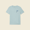 T-shirt manches courtes bleu gris homme