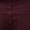 Jeans flare taille standard bordeaux femme