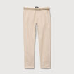 Pantalon chino avec ceinture sable homme
