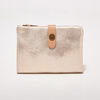 Portefeuille beige femme