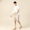 T-shirt manches courtes ecru homme