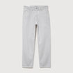 Jeans large longueur 32 en coton denim snow gris homme