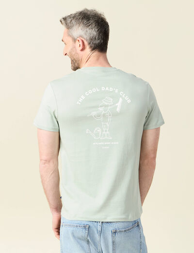 T-shirt manches courtes vert clair homme