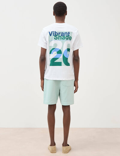 T-shirt en coton ecru homme