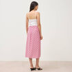 Jupe fluide multicolore femme