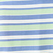 T-shirt ray&eacute; col rond manches longues vert menthe femme