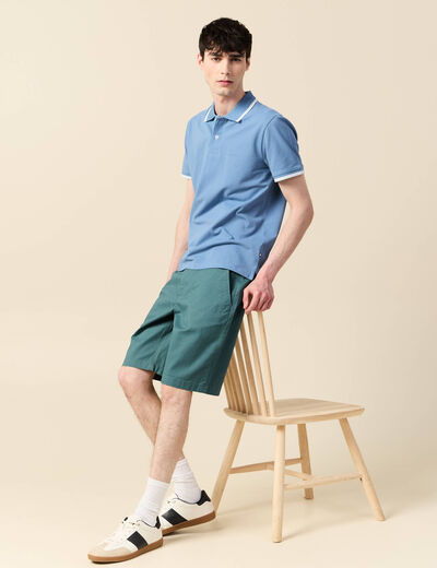 Short vert fonc&eacute; homme