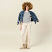 T-shirt manches 3/4 bleu femme