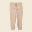 Pantalon chino jogger beige homme