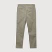 Pantalon chino slim vert kaki homme
