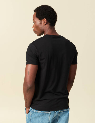 Lot de t-shirts col v manches courtes blanc homme