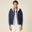 Doudoune réversible bleu marine homme