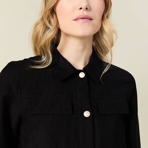 veste courte boutonnee noir femme Veste courte boutonnée noir femme