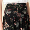 Jupe droite noir femme