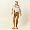 Pantalon Audrey - skinny push up marron femme