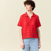 T-shirt manches courtes rouge femme