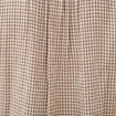 Chemise oversize manches longues marron clair femme
