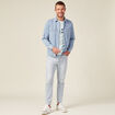 T-shirt manches courtes bleu clair homme