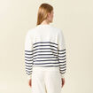 Pull éco-responsable ecru femme