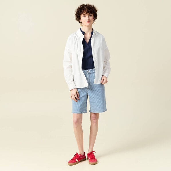 polo manches courtes bleu marine femme Polo manches courtes bleu marine femme