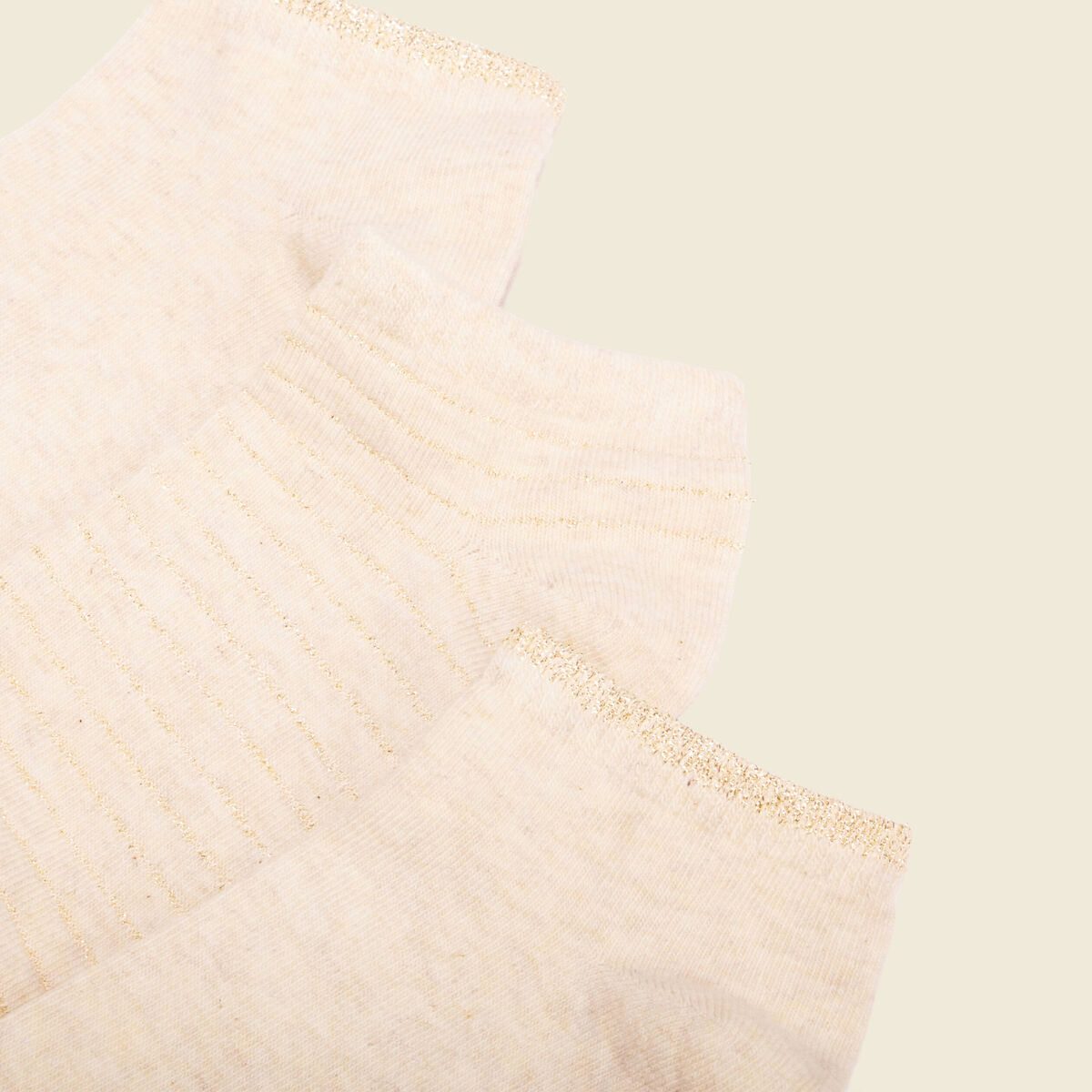 Lot 3 paires chaussettes creme femme