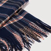 Plaid bleu marine homme