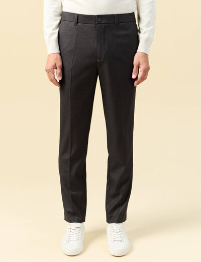 Pantalon gris fonc&eacute; homme