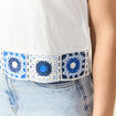 T-shirt sans manches blanc femme